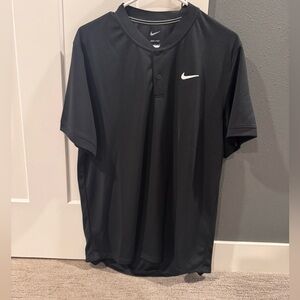 Nike Men's Black Court Blade Dri Fit Polo